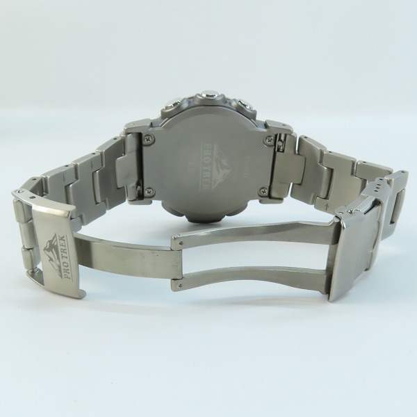 実際に弊社で買取させて頂いたCASIO/カシオ PROTREK/プロトレック Climber Line クライマー 電波ソーラー メンズ 腕時計 PRW-31YT-7JFの画像 3枚目