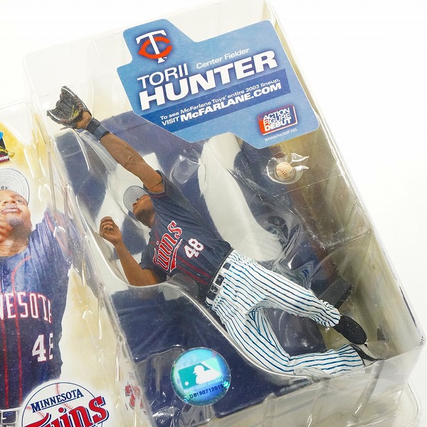 実際に弊社で買取させて頂いた【未開封】McFARLANE TOYS/マクファーレントイズ SPORTSPICKS ミネソタ・ツインズ トリー・ハンター フィギュアの画像 2枚目