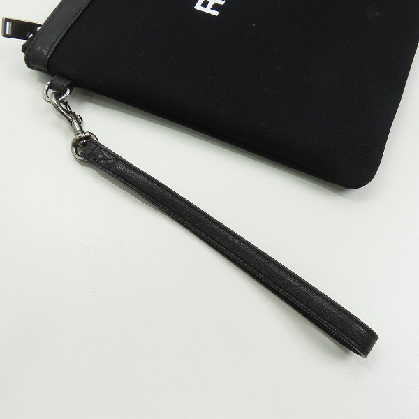 実際に弊社で買取させて頂いたSAINT LAURENT/サンローラン RIVE GAUCHE クラッチバッグ ブラックの画像 3枚目