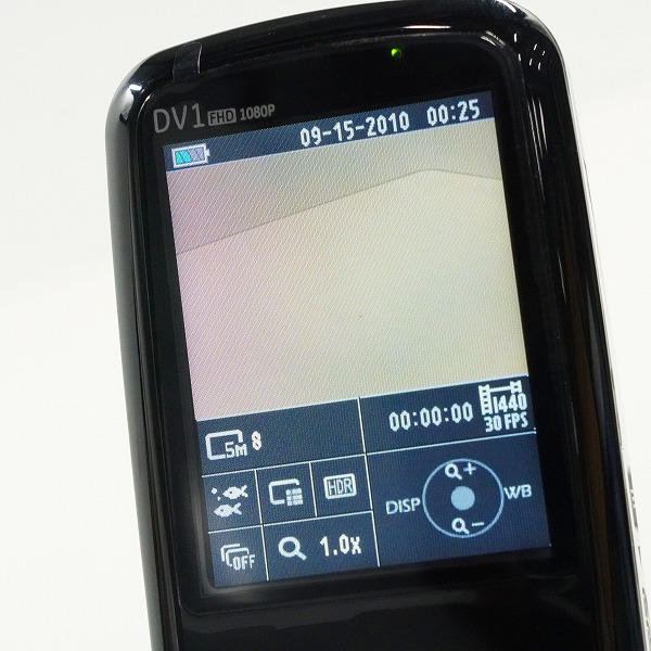 実際に弊社で買取させて頂いたGE/ゼネラルエレクトリック DV1 F2.8 f=5.5mm デジタル HD ビデオカメラ  動作確認済みの画像 3枚目