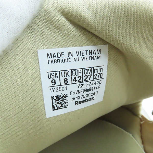 実際に弊社で買取させて頂いた【未使用】Reebok/リーボック INSTAPUMP FURY OG/ポンプフューリー FZ4428/27.0の画像 5枚目