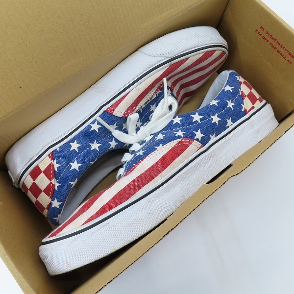 実際に弊社で買取させて頂いたVANS/バンズ  VAN DOREN 星条旗 スニーカー VN-0ZULFP1 /26の画像 7枚目