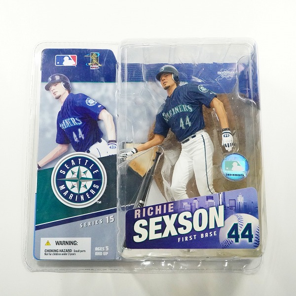 実際に弊社で買取させて頂いた【未開封】McFARLANE TOYS/マクファーレントイズ シアトル・マリナーズ #44 リッチー・セクソン フィギュア