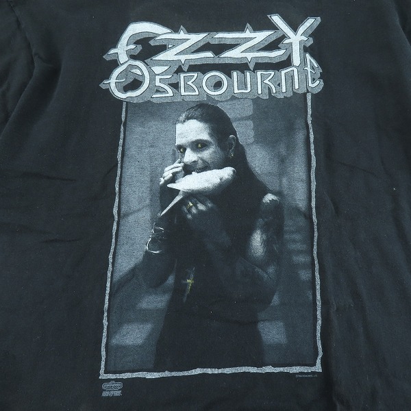 実際に弊社で買取させて頂いたOZZY OSBOURNE/オジー オズボーン 90s ヴィンテージ バンドTシャツ/XLの画像 8枚目