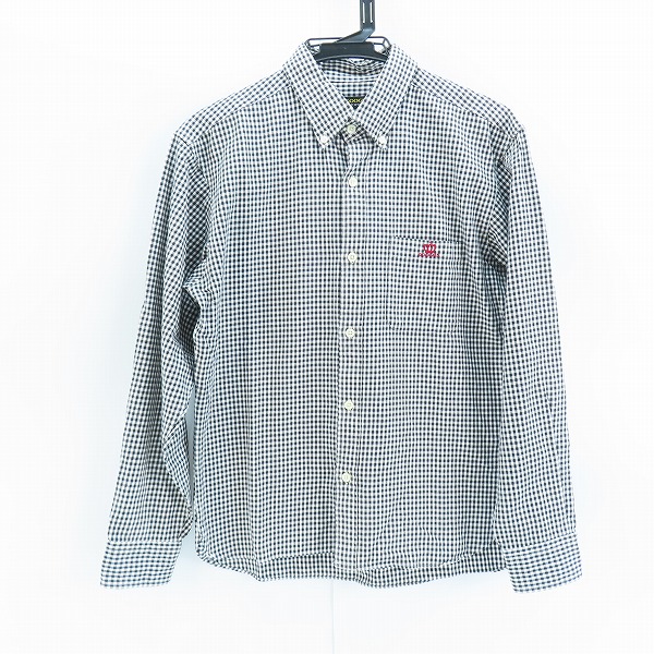実際に弊社で買取させて頂いたFLATHEAD/フラットヘッド GOOGIES チェック柄 胸ポケット 長袖 ボタンダウンシャツ/L