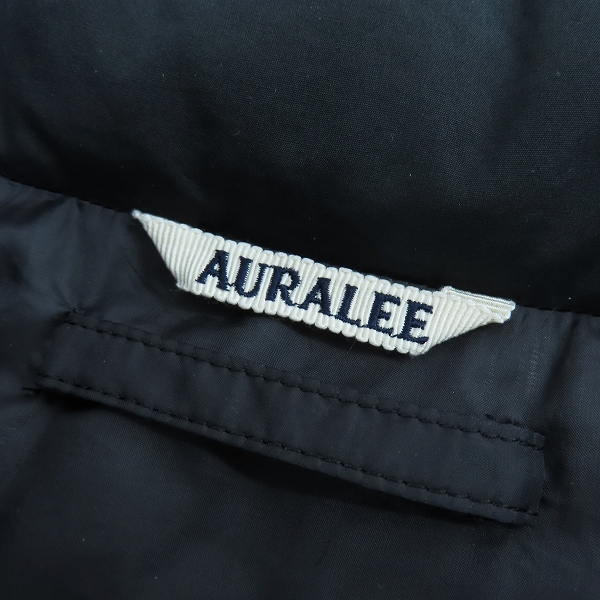 実際に弊社で買取させて頂いたAURALEE/オーラリー SUVIN HIGH COUNT CLOTH DOWN VEST/ダウンベスト A22AV01SV/5の画像 3枚目