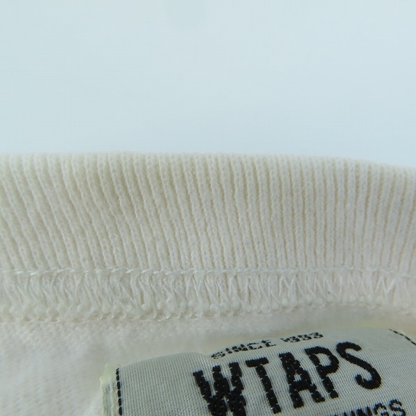 実際に弊社で買取させて頂いたWTAPS ダブルタップス 17SS DESIGN SS/COLLEGE.TEE.COTTON.LOOPWHEEL 171ATDT-CSM04/Mの画像 7枚目