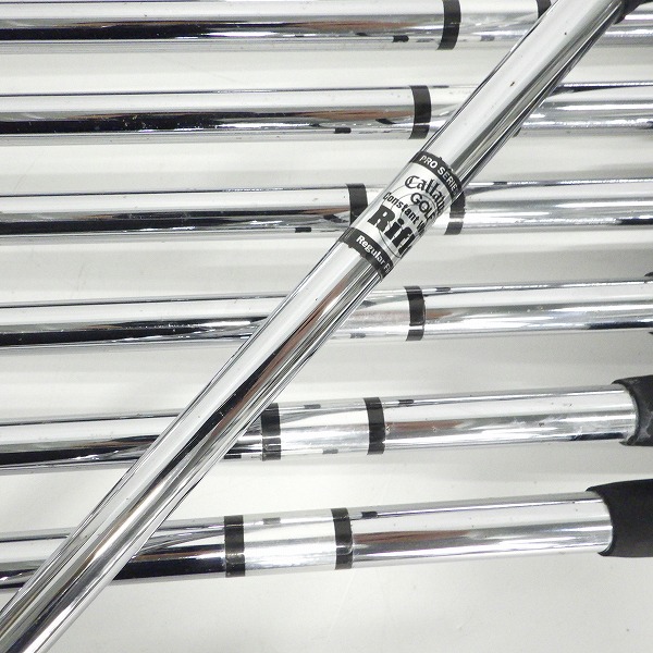 実際に弊社で買取させて頂いたCallaway/キャロウェイ STEELHEAD X-14 Pro Series/スチールヘッド プロシリーズ アイアン #3～9,Pw 8本セット FLEX:Rの画像 6枚目