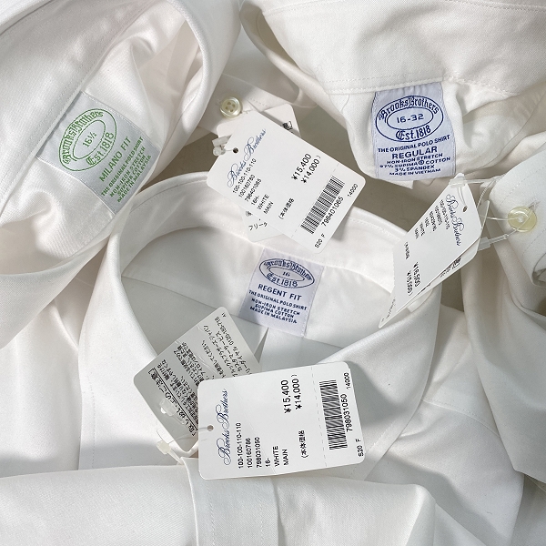 実際に弊社で買取させて頂いた【おまとめ/未使用】BROOKSBROTHERS/ブルックスブラザーズ ワイシャツの画像 2枚目