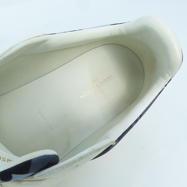 実際に弊社で買取させて頂いたLOUIS VUITTON/ルイヴィトン ルクセンブルク モノグラムエクリプス ローカットスニーカー 迷彩 MS0250/9の画像 4枚目