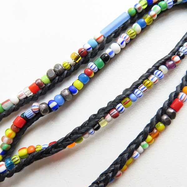 実際に弊社で買取させて頂いたAMP JAPAN/アンプジャパン ビーズ コンチョネックレスの画像 1枚目