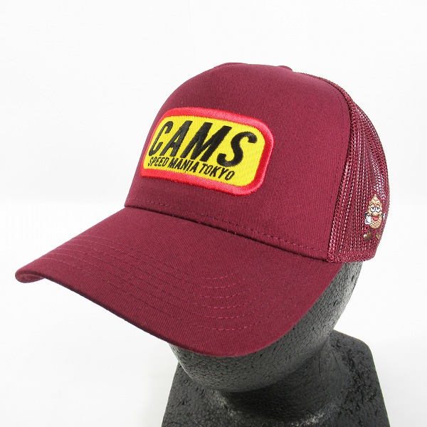 実際に弊社で買取させて頂いたCHALLENGER × SAM'S/チャレンジャー×サムズ CAMS メッシュキャップ ボルドー