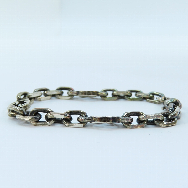 実際に弊社で買取させて頂いたGUCCI/グッチ インターロッキングG シルバー チェーンブレスレットの画像 2枚目