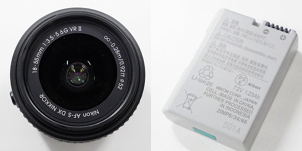 実際に弊社で買取させて頂いたNikon/ニコン D3300/DX AF-S NIKKOR 18-55mm 1:3.5-5.6G VR II デジタル一眼レフカメラ 動作未確認の画像 9枚目