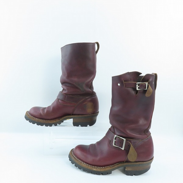 実際に弊社で買取させて頂いたWHITE'S BOOTS/ホワイツブーツ エンジニアブーツ BURGANDY MB9165-V 7Eの画像 3枚目