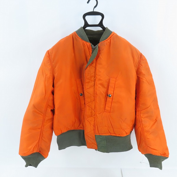 実際に弊社で買取させて頂いたALPHA INDUSTRIES/アルファインダストリーズ フライトジャケット MA-1 MIL-J-82790J/Mの画像 2枚目