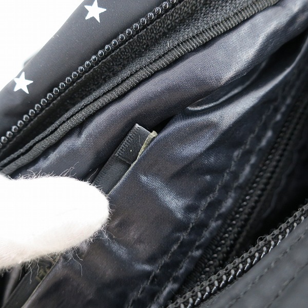 実際に弊社で買取させて頂いたHEAD PORTER/ヘッドポーター WAIST BAG ウエストバッグ 鞄 スター ブラックの画像 6枚目