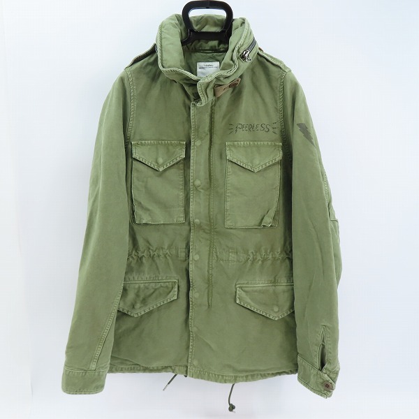 実際に弊社で買取させて頂いたVISVIM/ビズビム BICKLE JKT ミリタリージャケット 0118405013007/1