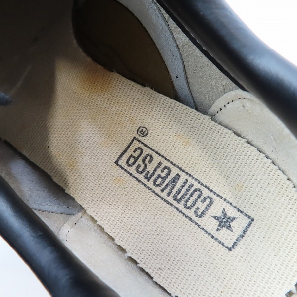 実際に弊社で買取させて頂いたCONVERSE/コンバース 90s ヴィンテージ 日本製 ONE STAR/ワンスター ゴールドスター レザー スニーカー/8.5の画像 7枚目