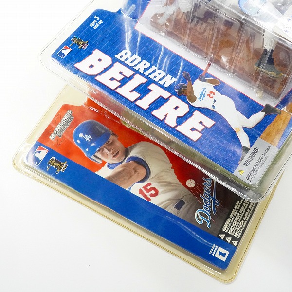 実際に弊社で買取させて頂いた【未開封】McFARLANE TOYS/マクファーレントイズ ロサンゼルス・ドジャース SHAWN GREEN/ADRIAN BELTRE フィギュア 2点セットの画像 7枚目