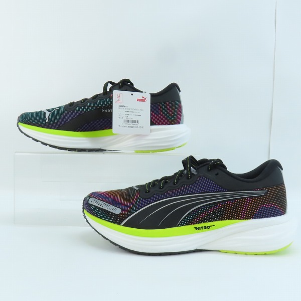 実際に弊社で買取させて頂いた【未使用】PUMA/プーマ VEVIATE NITRO 2/ディヴィエイト ニトロ 2 サイケデリック ラッシュ 380076 01/26.0の画像 3枚目