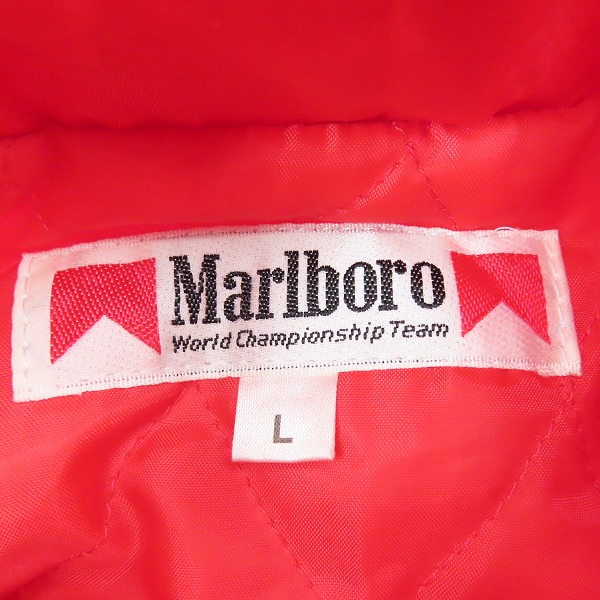 実際に弊社で買取させて頂いた Marlboro world championship/マルボロワールドチャンピオンシップチーム 中綿ジャケット/Lの画像 2枚目