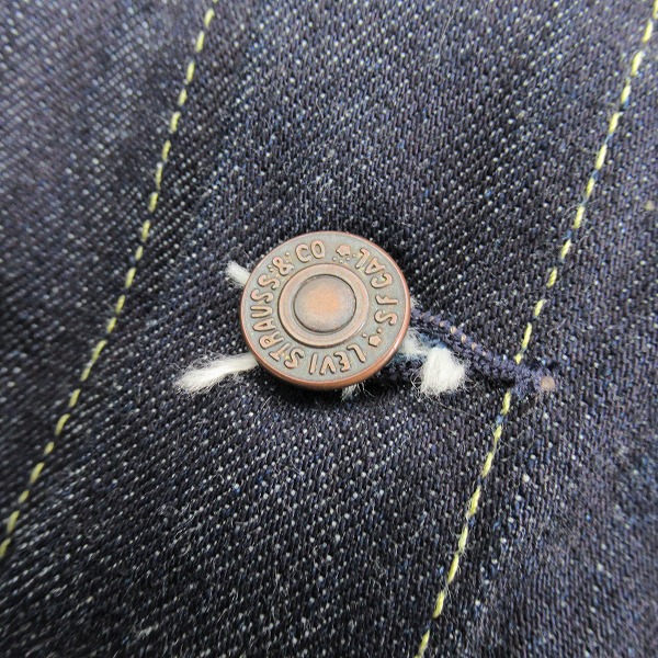 実際に弊社で買取させて頂いたLevi’s/リーバイス VINTAGE CLOTHING/ビンテージクロージング 557XX Lot557 3rd デニム ジャケット/Gジャン 74998-0003/40の画像 6枚目