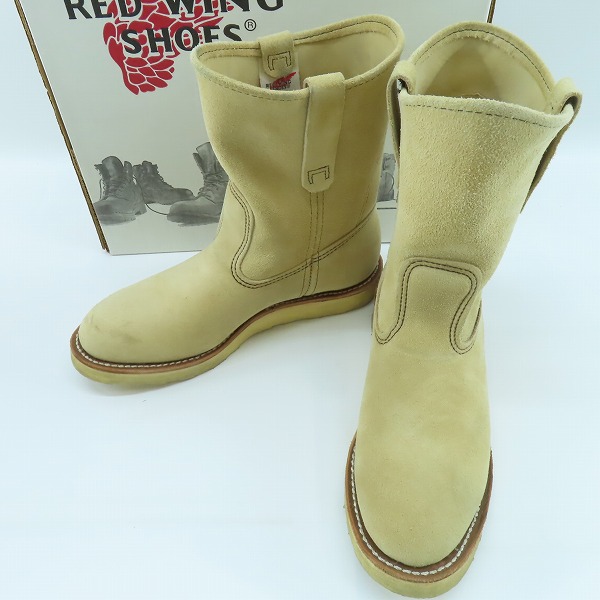 実際に弊社で買取させて頂いたRED WING/レッドウィング 羽タグ スエード PECOS/ペコスブーツ 8168 /7
