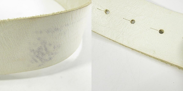 実際に弊社で買取させて頂いたDIESEL/ディーゼル SUPERSTAR バックル レザーベルト 90/36の画像 8枚目