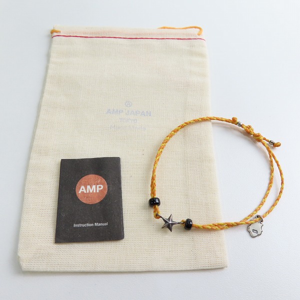 実際に弊社で買取させて頂いた(2)AMP JAPAN/アンプジャパン スター ブレスレット イエローの画像 7枚目