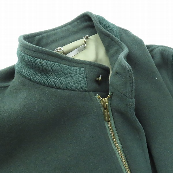 実際に弊社で買取させて頂いたBurberrys/バーバリーズ ウール ジップジャケット ブルゾンジャケット/Lの画像 2枚目