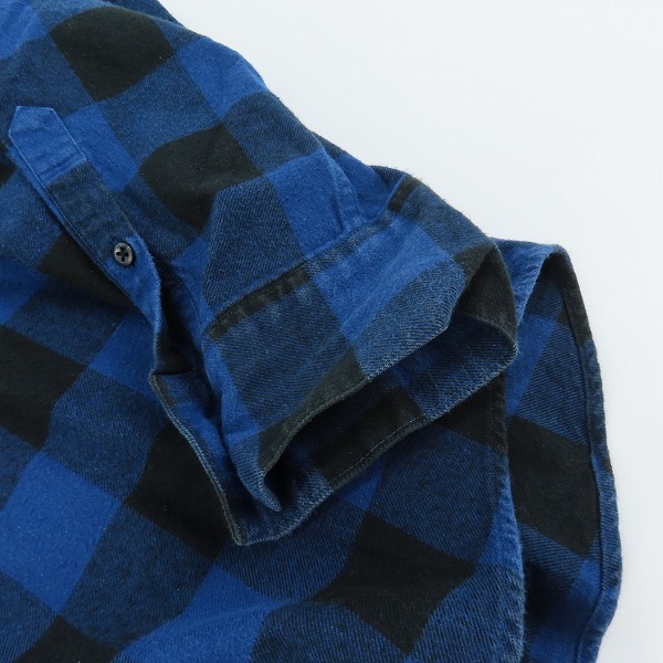 実際に弊社で買取させて頂いたdoublet/ダブレット 18AW CHAOS EMBROIDERY CHECK SHIRT ネルシャツ 18AW14SH51/Lの画像 7枚目