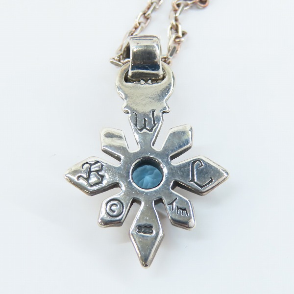 実際に弊社で買取させて頂いたBILL WALL LEATHER/BWL/ビルウォールレザー ミッドスターチャーム ペンダント w/ストーンの画像 2枚目