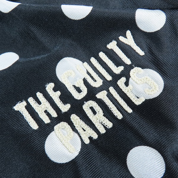 実際に弊社で買取させて頂いたWACKO MARIA/ワコマリア THE GUILTY PARTIES 刺繍 ドット/水玉柄 トラックジャケット/Lの画像 5枚目