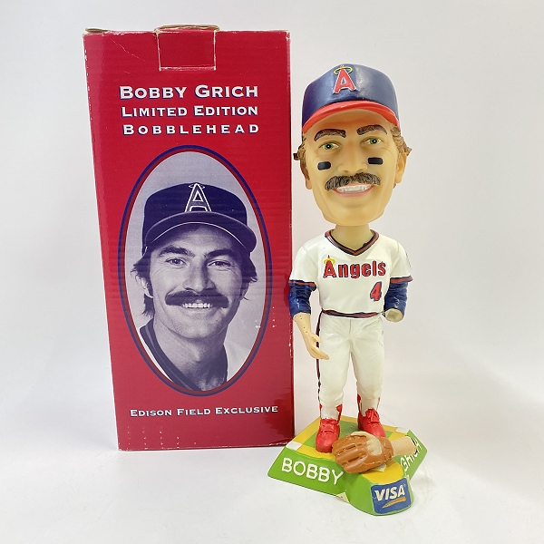 実際に弊社で買取させて頂いたBD&A Los Angeles Angels/ロサンゼルス・エンゼルス BOBBY GRICH ボブルヘッドフィギュア リミテッドエディション