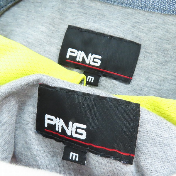 実際に弊社で買取させて頂いたTaylorMade/テーラーメイド PING/ピン ポロシャツ 4点セットの画像 3枚目