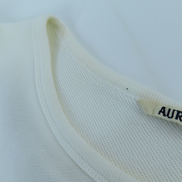 実際に弊社で買取させて頂いたAURALEE/オーラリー LIGHT FLOWY SWEAT PO A22SP02LU スウェットプルオーバー オーバーサイズ A22SP02LU/3の画像 5枚目