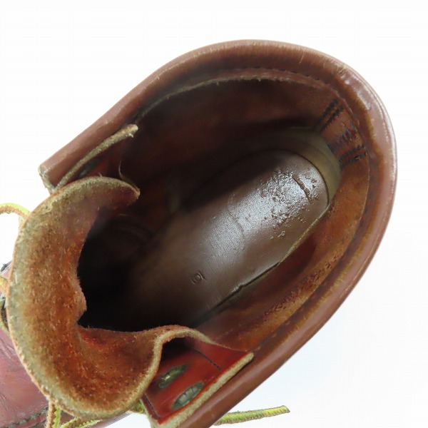 実際に弊社で買取させて頂いたRED WING/レッドウィング 半円犬タグ アイリュッシュセッターブーツ 875 /6.5の画像 4枚目