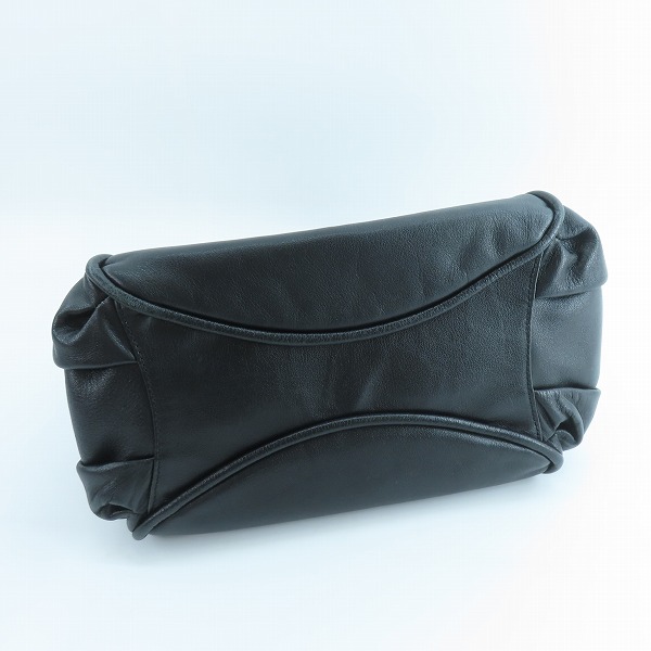 実際に弊社で買取させて頂いた土屋鞄製造所/ツチヤカバンセイゾウジョ マイリース ハンドバッグ ブラックの画像 2枚目