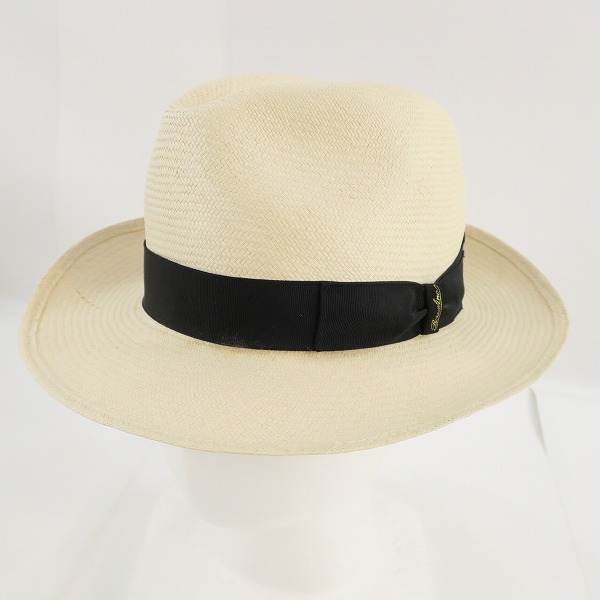 実際に弊社で買取させて頂いたBorsalino ボルサリーノ パナマハット 天然草/57 