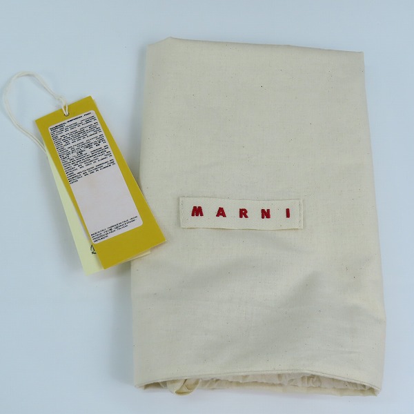 実際に弊社で買取させて頂いたMARNI/マルニ ジャカード バイカラー ショッピングバッグ トートバッグ SHMP0083A0の画像 8枚目