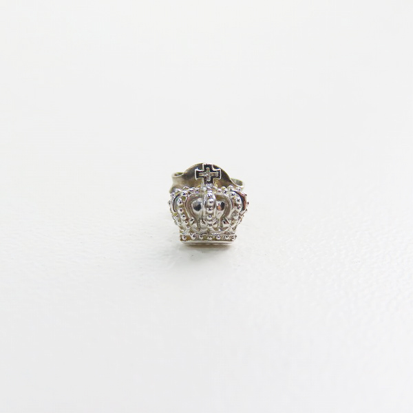 実際に弊社で買取させて頂いたJustin Davis/ジャスティンデイビス PETITE CROWN クラウンピアス K18WG GEJ255 の画像 1枚目