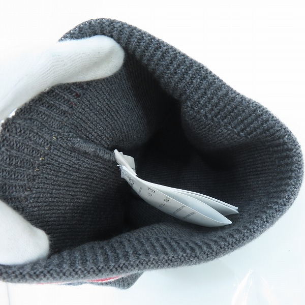 実際に弊社で買取させて頂いた【JPタグ】MONCLER/モンクレール BERRETTO ロゴ ニット キャップ/帽子の画像 2枚目