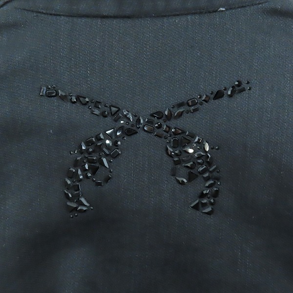 実際に弊社で買取させて頂いたroar/ロアー スワロ ストーン 二丁拳銃 デニムシャツ ブラック 14FRS-RF02/3の画像 6枚目