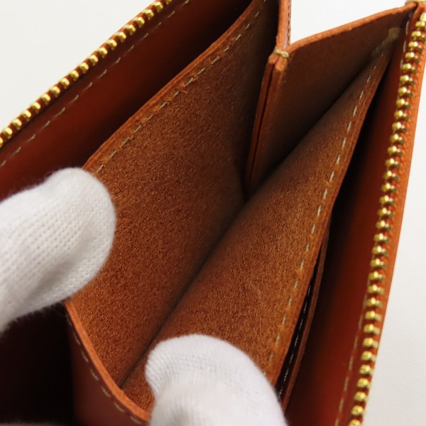 実際に弊社で買取させて頂いた土屋鞄製造所/ツチヤカバン L字ファスナー レザー ウォレット/コインケース/小銭入れの画像 4枚目