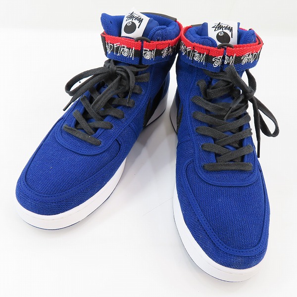 実際に弊社で買取させて頂いたNIKE×STUSSY/ナイキ×ステューシー VANDAL HIGH Deep Royal Blue/バンダル ハイ ディープ ロイヤル ブルー DX5425-400/28.5の画像 0枚目