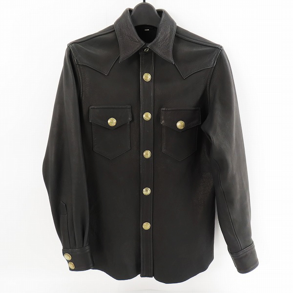 実際に弊社で買取させて頂いたRED MOON/レッドムーン コンチョ付き 鹿革 レザージャケット/シャツジャケット /S
