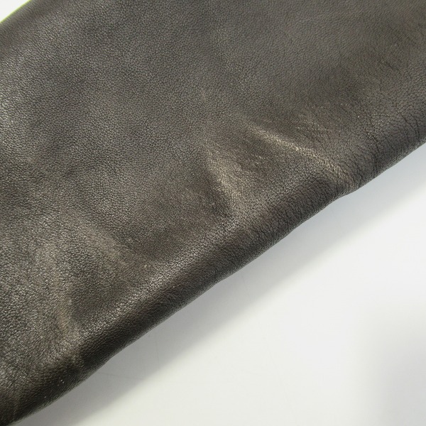 実際に弊社で買取させて頂いたJOURNAL STANDARD/ジャーナルスタンダード シープスキン シングルライダース ブルゾン/Mの画像 5枚目