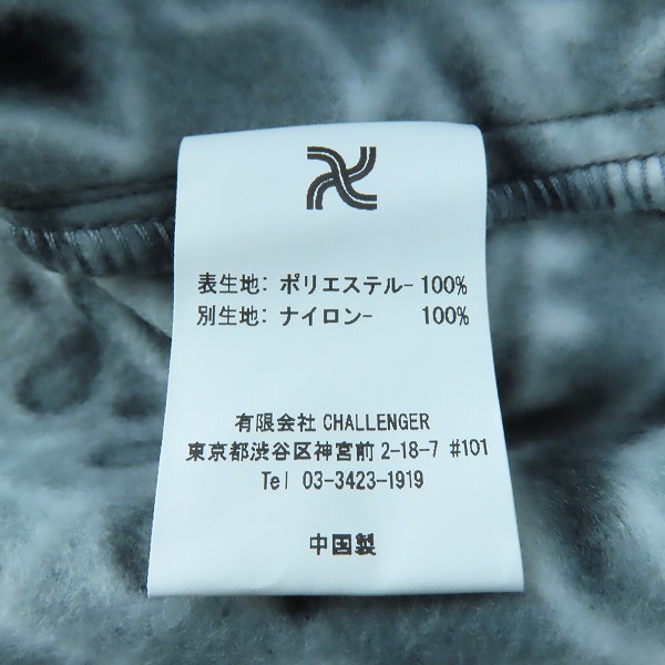 実際に弊社で買取させて頂いた【未使用】 CHALLENGER/チャレンジャー BANDANA FLEECE JACKET フリースジャケット CLG-JK 023-007/Lの画像 3枚目