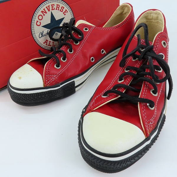 実際に弊社で買取させて頂いたCONVERSE/コンバース ALL STAR レザー ローカットスニーカー C-2000 6.5